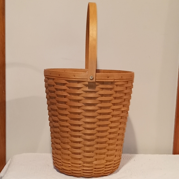 Longaberger Accents Longaberger Bankers Waste Basket 200 0070
